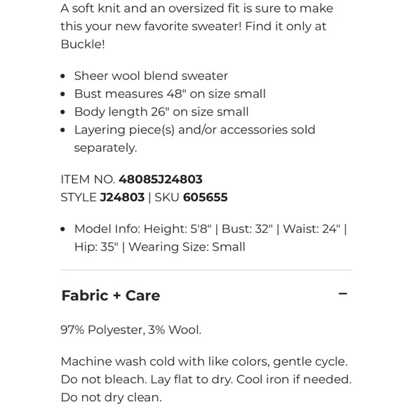 Daytrip | Open Stitch Oversized Sweater - Picture 5 of 5